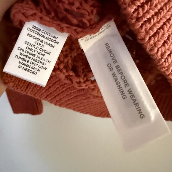 LOFT Crochet Open Knit Sweater - Picture 4 of 4